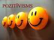 Prezentācija 'Pozitīvisms', 1.