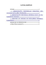 Referāts 'Administratīvi teritoriālā reforma: ieguvumi un zaudējumi', 1.