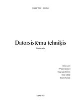 Konspekts 'Datorsistēmu tehniķis', 1.