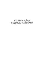 Biznesa plāns 'Guļbūvju ražošanas biznesa plāns', 1.