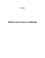 Referāts 'Medicīna Seno Austrumu civilizācijās', 1.