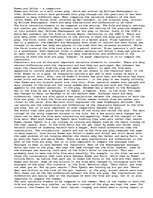 Eseja 'Romeo and Juliet', 1.