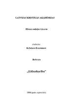 Referāts 'Līdzatkarība', 1.