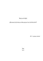 Eseja 'Ģimenes kā primāras sociālas grupas loma indivīda dzīvē', 1.