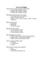 Konspekts 'Tests morfoloģijā', 1.