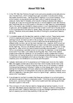 Konspekts 'Creativity in School', 1.