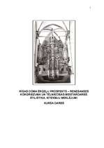 Referāts 'Rīgas Doma ērģeļu prospekts – renesanses kokgriezuma un tēlniecības meistardarbs', 1.