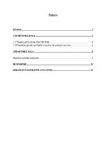 Referāts 'Latviešu valodas frazeoloģismu tulkojums R. L. Staina grāmatas “Goosebumps. Be c', 4.