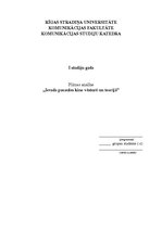 Konspekts 'Filmas "The 39 Steps" analīze', 1.