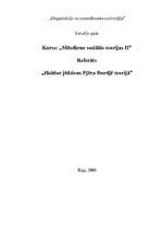 Referāts 'Habitus jēdziens Pjēra Burdjē teorijā', 9.