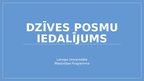 Prezentācija 'Dzīves posmu iedalījums', 1.