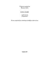 Referāts 'Firmas organizācijas mārketinga stratēģijas raksturojums', 1.