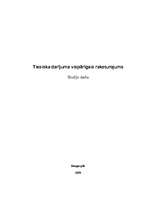 Referāts 'Tiesiska darījuma vispārīgais raksturojums', 1.