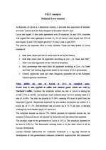 Konspekts 'PEST Analysis, SWOT Analysis', 1.