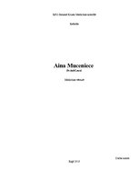 Konspekts 'Aina Muceniece', 1.