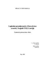 Referāts 'Lapkoku praulgrauzis Latvijā', 1.