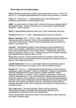 Konspekts 'Философы античной философии', 1.