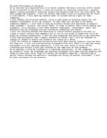 Eseja 'Philosophy of Education', 1.