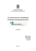 Prakses atskaite 'Stratēģiskais sabiedrisko attiecību un mārketinga plāns SIA "Kolkasrags"', 1.