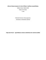 Konspekts 'Iepazīstināšana ar dabu un sabiedriskās dzīves norisēm', 1.