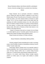 Konspekts 'Eiropas Parlaments. Demokrātija. Politiskās grupas', 1.
