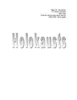 Referāts 'Holokausts', 1.