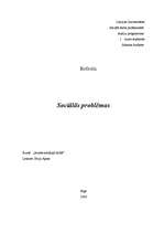Referāts 'Sociālās problēmas', 1.