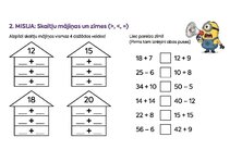Prezentācija 'Matemātika ar Minioniem: slepenās misijas un uzdevumi 1.–2. klasei', 3.