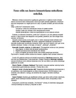 Eseja 'Seno stilu un žanru izmantošana mūsdienu mūzikā', 1.