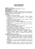 Paraugs 'Rīkotājdirektora amata apraksts', 1.