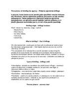 Konspekts 'Pētījuma aģentūras brīfings', 1.