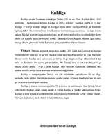 Konspekts 'Kuldīga, Kuldīgas rajons', 1.