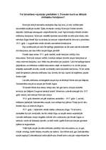 Eseja 'Vai latviešiem vajadzēja piedalīties Pirmajā pasaules karā un dibināt strēlnieku', 1.