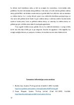 Referāts 'Sistēmiskā domāšana', 12.