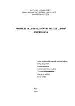 Biznesa plāns 'Skaistumkopšanas salona "Linda" izveidošana', 1.