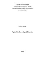 Prakses atskaite 'Agrīnās bērnības pedagoģiskās prakses dienasgrāmata', 1.
