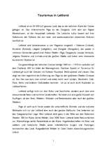 Referāts 'Tourismus in Lettland', 1.