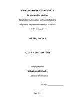 Konspekts 'Makroekonomikas teorija', 1.