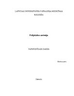 Referāts 'Folijskābes anēmija', 1.