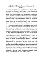 Eseja 'Latvijas Republikas 10.Saeimas vēlēšanas un tās rezultāti', 1.
