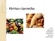 Prezentācija 'Pārtikas rūpniecības analīze', 1.