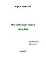 Referāts 'Jāzeps Vītols', 1.