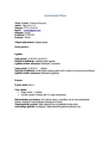 Paraugs 'Curriculum Vitae', 1.