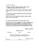 Paraugs 'Pārbaudes darbs latviešu valodā  4. klasei ,,Mana skolas soma’’', 2.