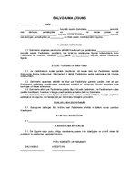 Paraugs 'Galvojuma līgums', 1.