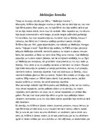 Eseja 'Filma "Melānijas hronika"', 1.