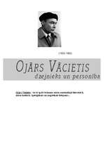 Referāts 'Ojārs Vācietis', 1.