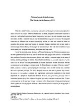 Referāts 'National Spirit of Latvians', 1.