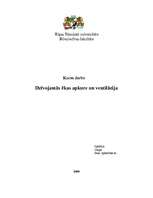 Referāts 'Dzīvojamās ēkas apkure un ventilācija', 1.