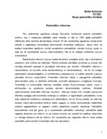 Eseja 'Pašvaldību reformas', 1.